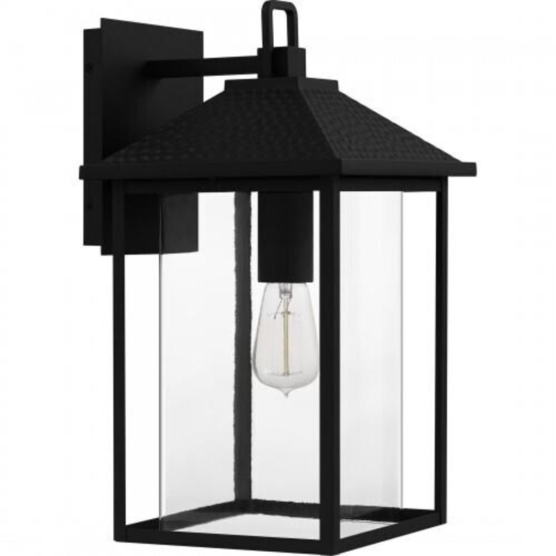 Quoizel FTC8410EK Fletcher Outdoor wall 1 light earth black. Outdoor Lantern