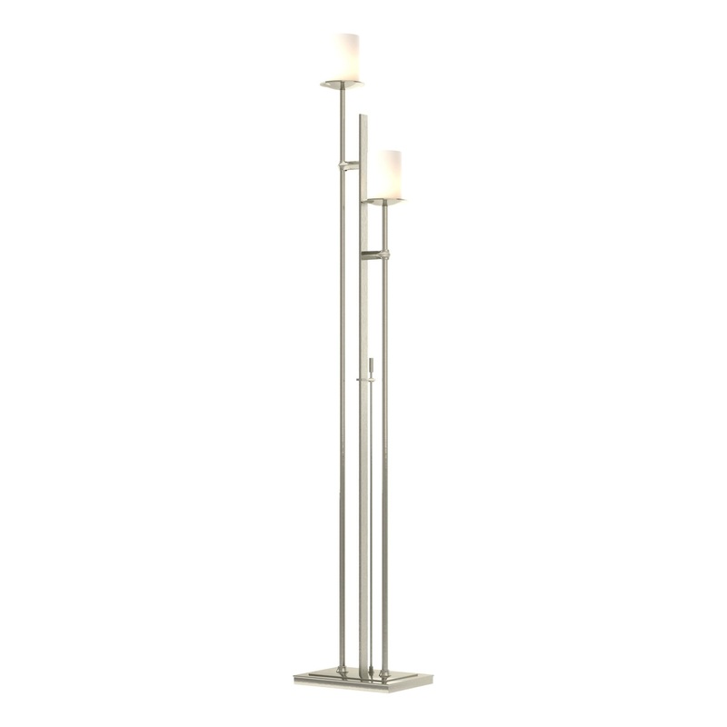 Rook Twin Floor Lamp Sterling
