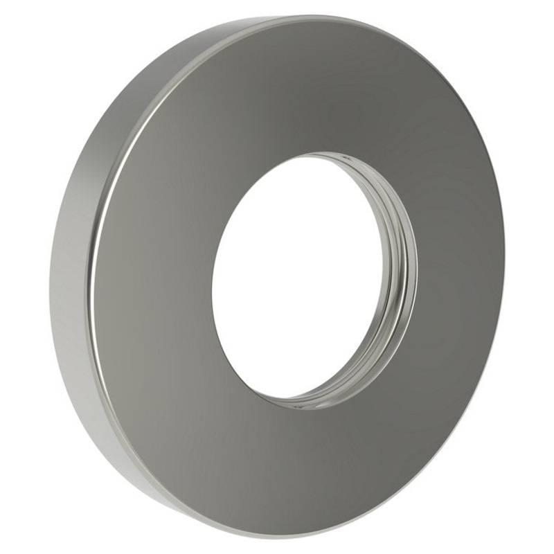 Shower Arm Flange Round Polished Nickel 2-1/4 Inch Brass