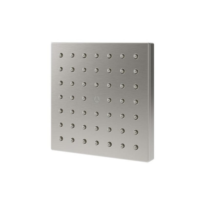 Showerhead HydroMersion 1 Functions Square Satin Nickel 5 Inch 2.0 Gallons per Minute Rubber Nozzles