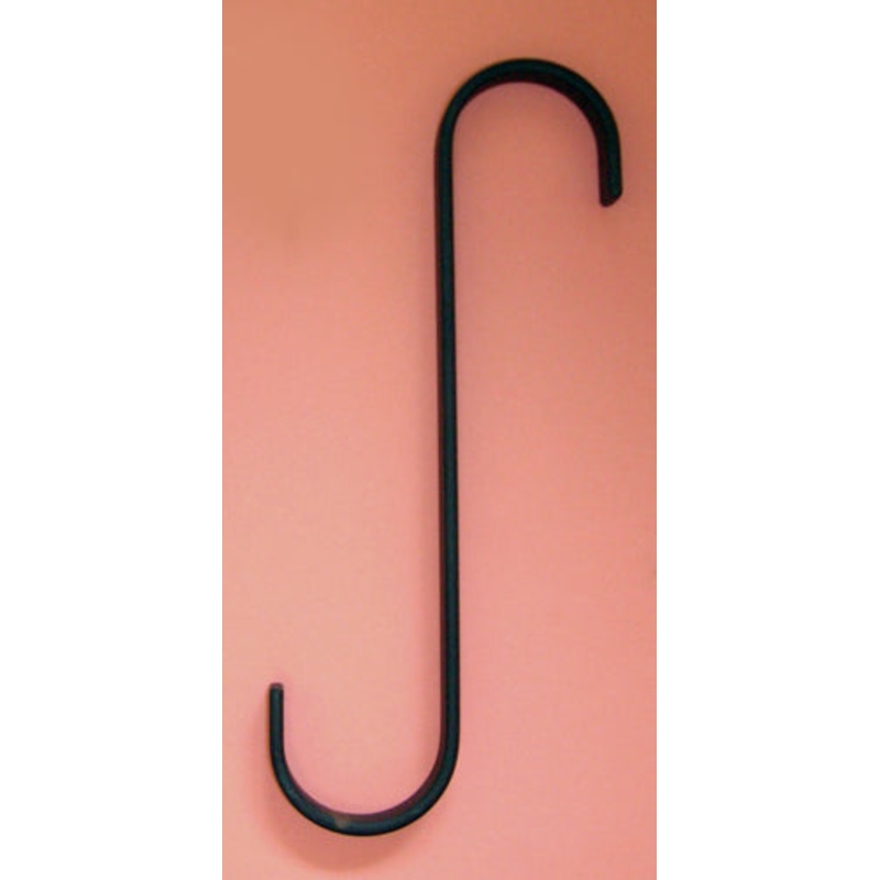 Village Wrought Iron SH-7 S Hook 7 Inch BLACK **FINAL SALE – Non-returnable**
