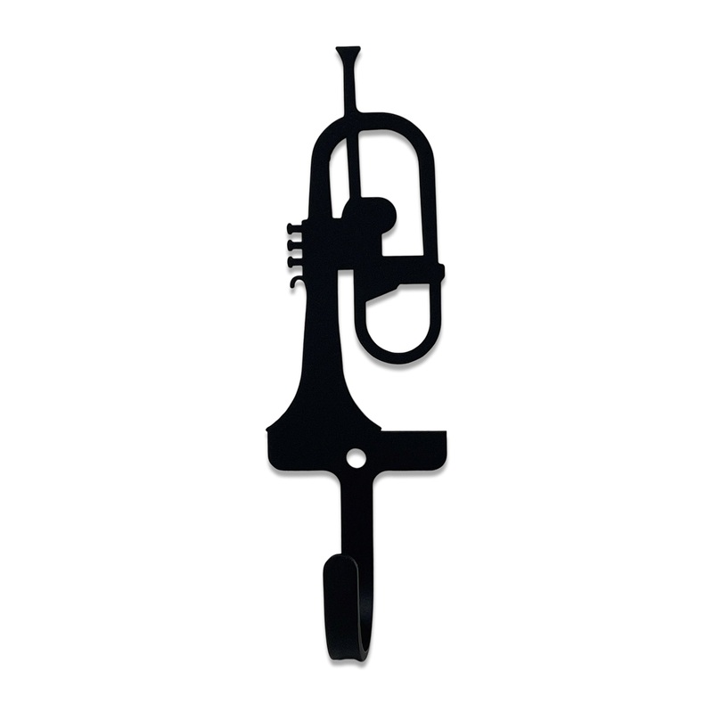 Village Wrought Iron WH-392-S Trumpet Wall Hook Small