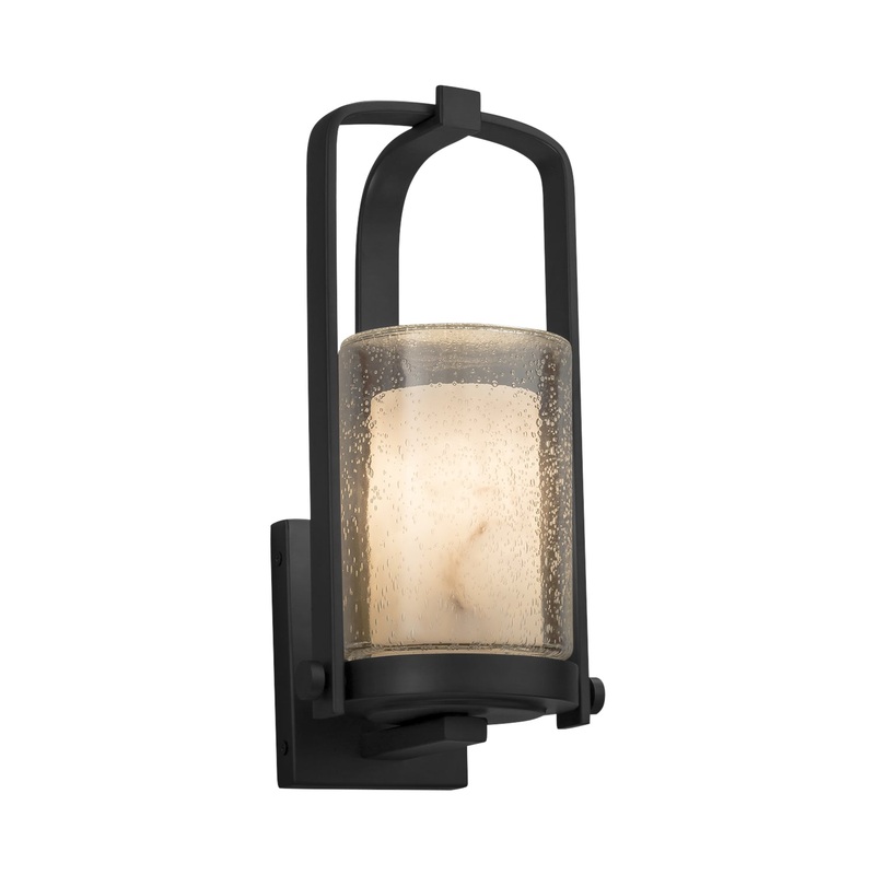 Wall Sconce from the LumenAria Collection in Matte Black Finish by Justice Designs