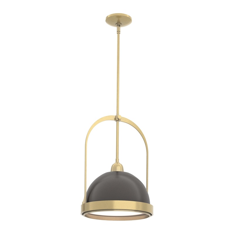 Atlas Small Pendant Modern Brass Oil Rubbed Bronze
