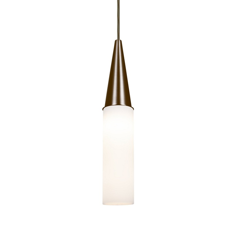 Besa 1JC-METRO14-LED-BR Besa Metro 14 Pendant One Light Pendant Bronze