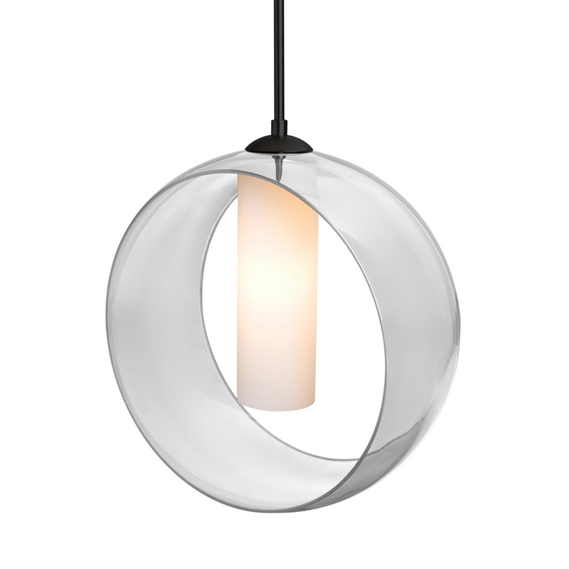 Besa 1JT-PLATOCL-BK Besa Plato Pendant One Light Pendant Black