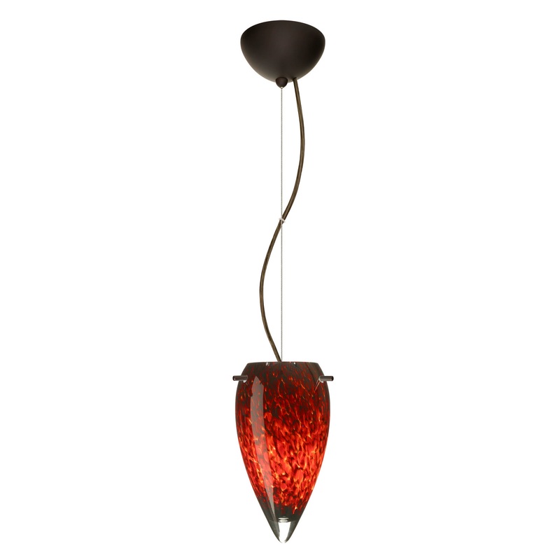Besa 1KX-412541-LED-BR Juli One Light Pendant Bronze (Discontinued)