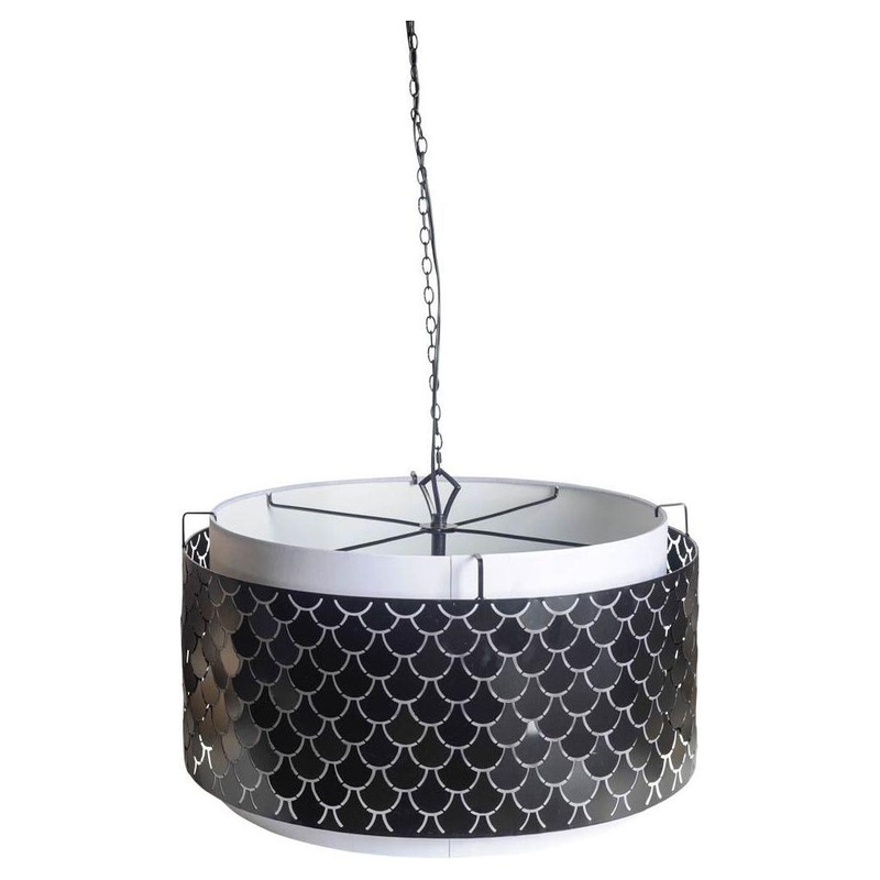 Brasseur Chandelier Black Metal