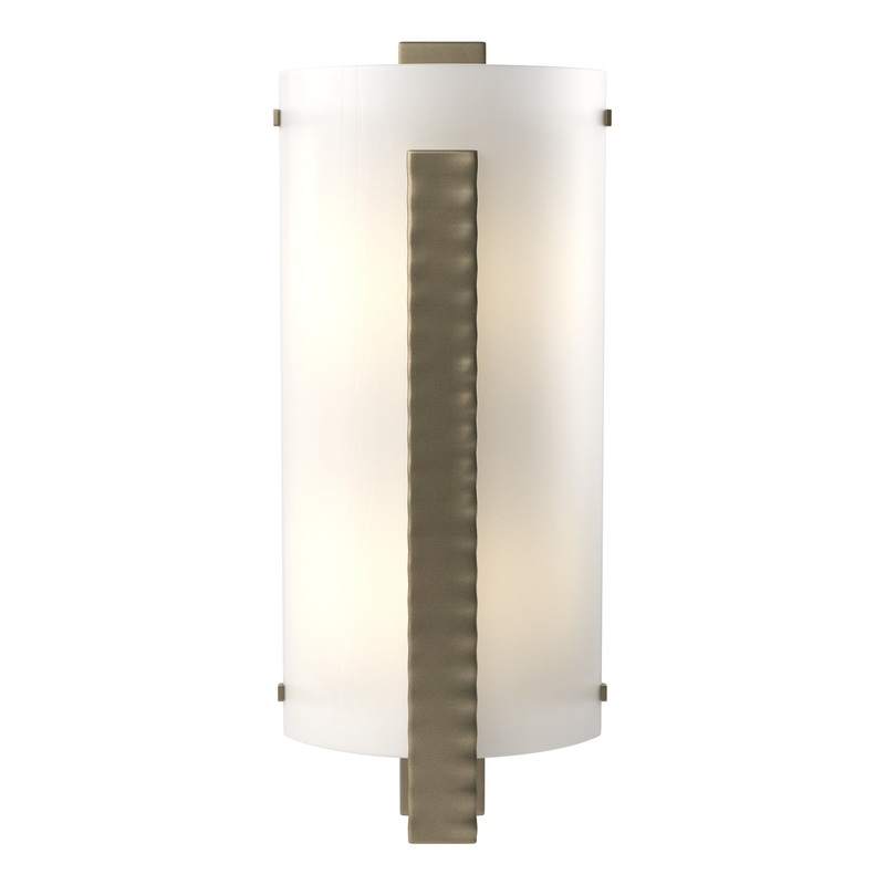 Forged Vertical Bar Sconce Soft Gold