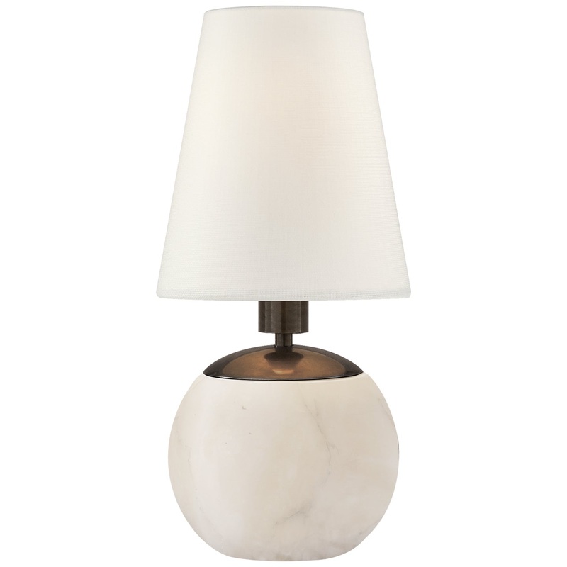 One Light Accent Lamp from the Terri Collection in Alabaster Finish by Visual Comfort Signature