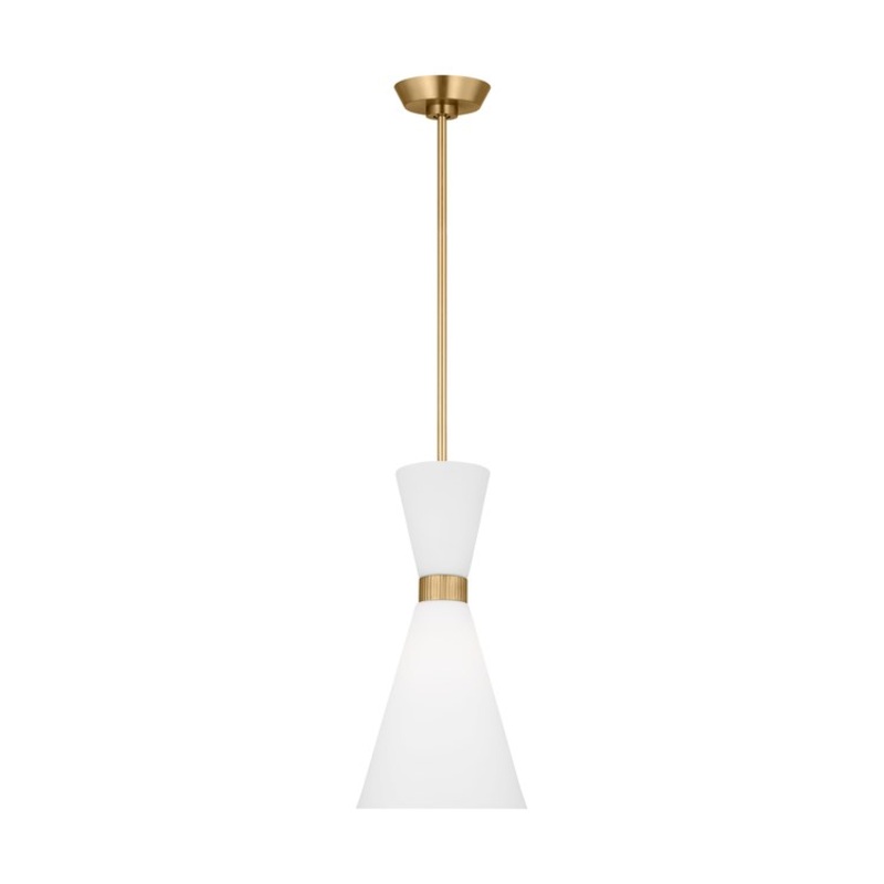 Pendant Belcarra Small 1 Lamp Satin Brass