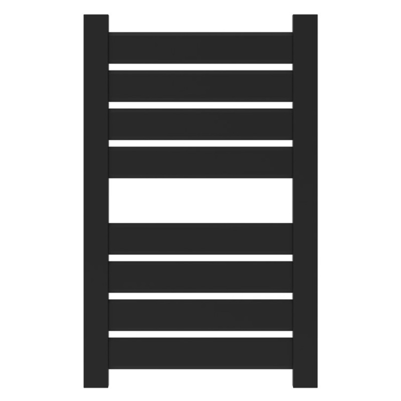 Towel Warmer Vega 8 Bar Hardwire 853 BTU 23 x 37 Inch Matte Black 304 Stainless Steel