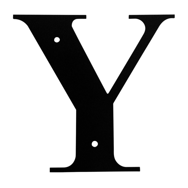 Village Wrought Iron LET-Y Letter Y Large
