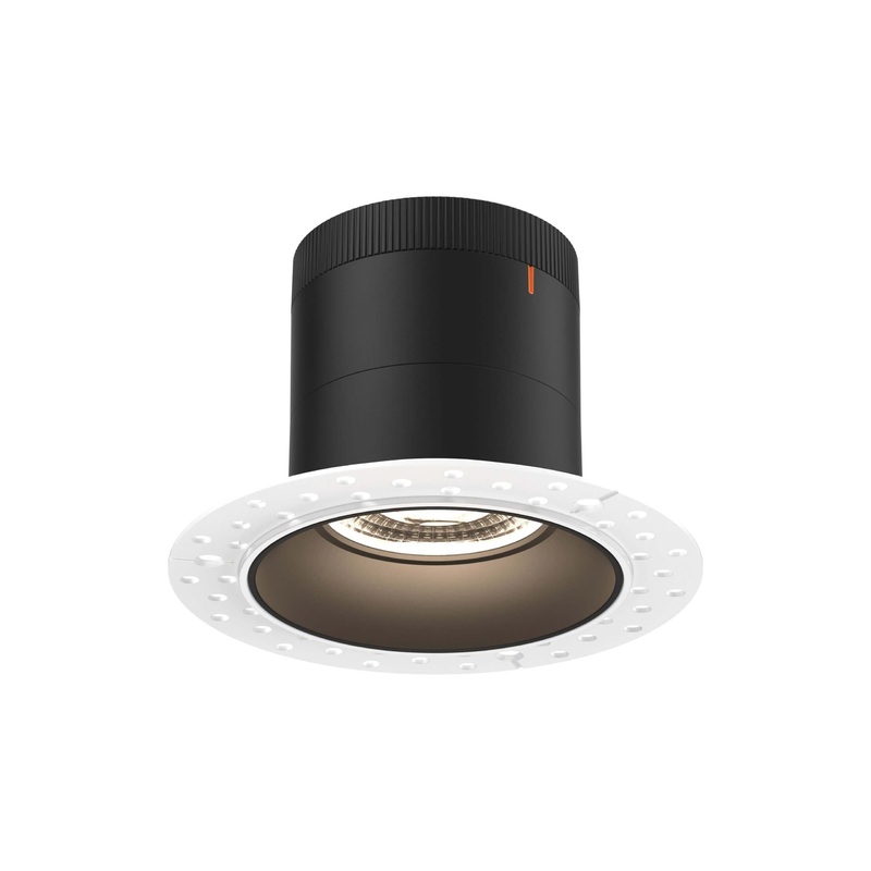4″ Modular Downlight Black (Trimless) 35 Degrees Regressed