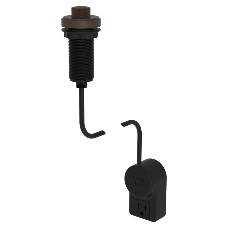 Air Activation Switch Muncy Disposer with Power Adapter Oil Rubbed Bronze Brass