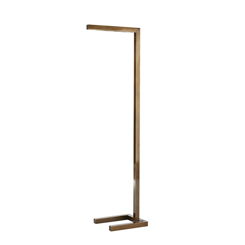 Arteriors 79157 Salford One Light Floor Lamp Vintage Brass