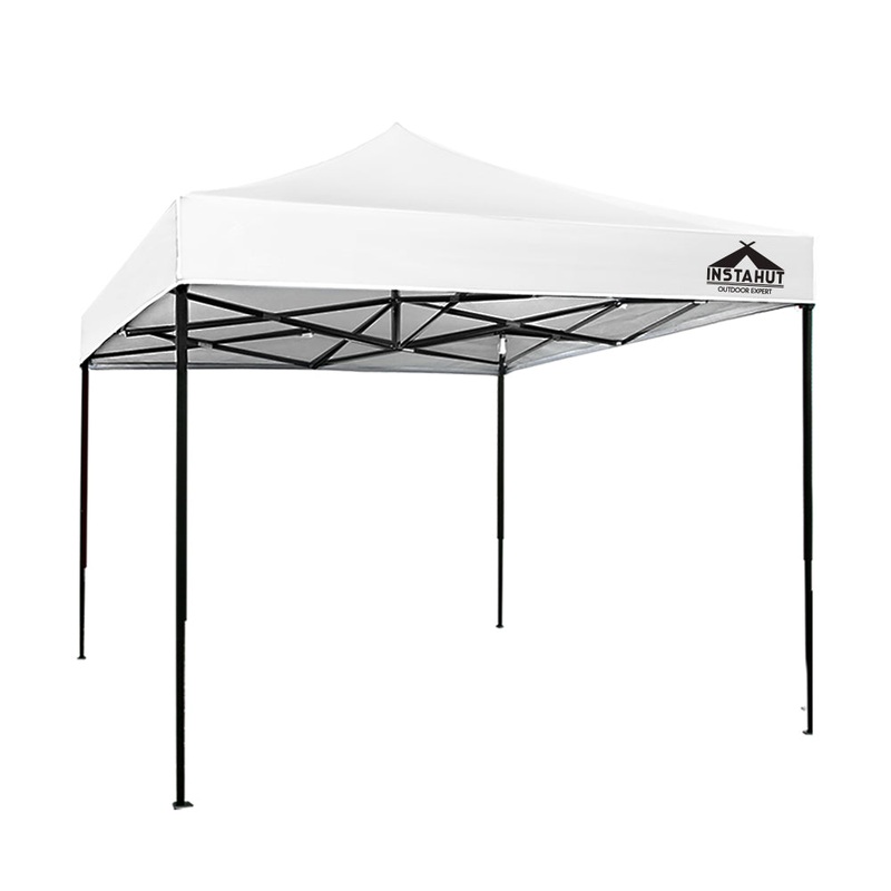 Instahut Gazebo Pop Up Marquee 3×3 Folding Tent Outdoor Camping 500D Oxford