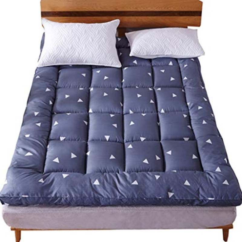 Materasso pieghevole futon giapponese In stile giapponese doppio monostrato Materasso, Dormitorio materasso pieghevole, futon Tappetino, soffice e traspirante Tatami pieghevole futon 8cm Spessore