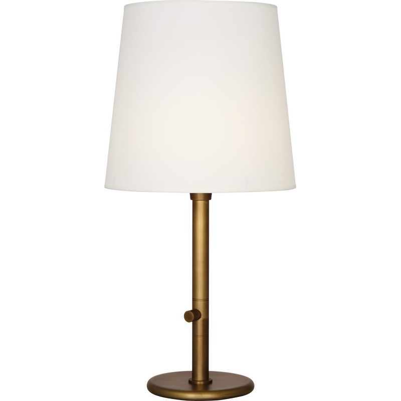 One Light Accent Lamp from the Rico Espinet Buster Chica Collection in Aged Brass Finish by Robert Abbey
