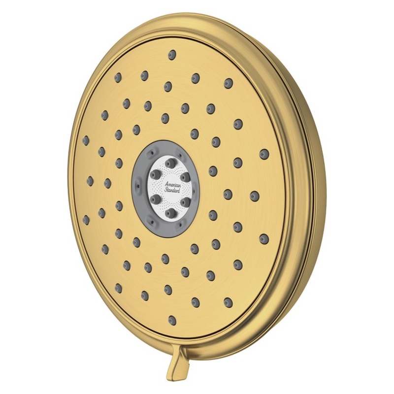 Showerhead Spectra 4 Function Fixed Brushed Cool Sunrise 7-1/4 Inch 1.8 Gallons per Minute Drench Sensitive Jet Massage