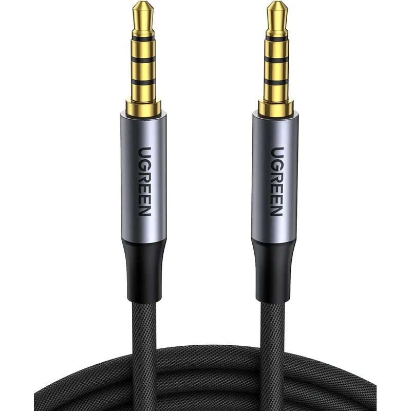 UGREEN 20785 3.5mm Braided 4-Pole Audio Cable Male to Male 3m