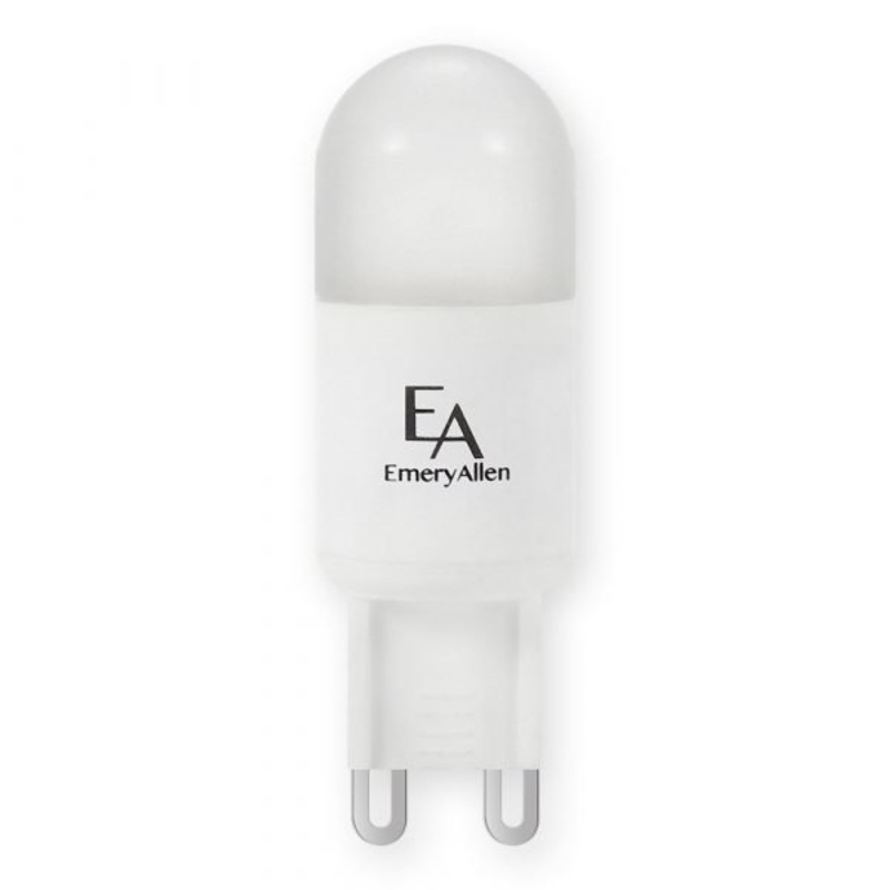 4.50 Watt 450  Lumens, G9 Bi Pin base, 100 Volt Light Bulb by Emery Allen