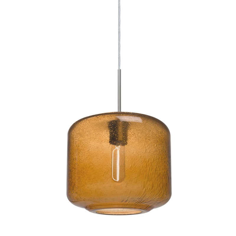 Besa 1JT-NILES10AM-EDIL-SN Niles One Light Pendant Satin Nickel