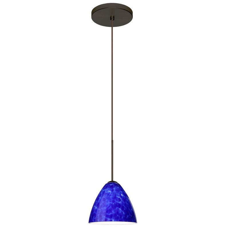 Besa 1XT-177986-BR Mia One Light Pendant Bronze