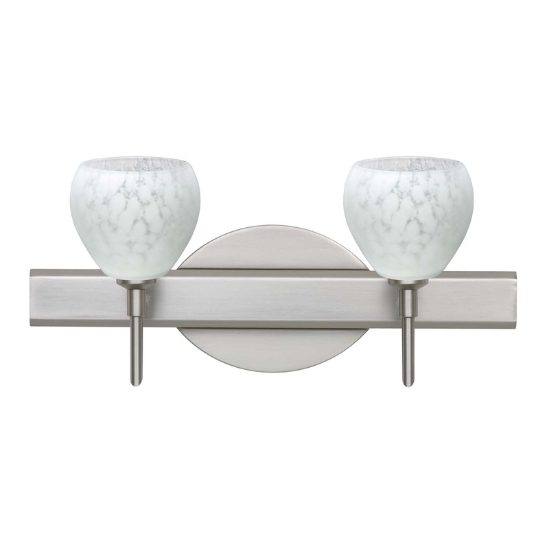 Besa 2SW-560519-SN Tay Tay Two Light Wall Sconce Satin Nickel
