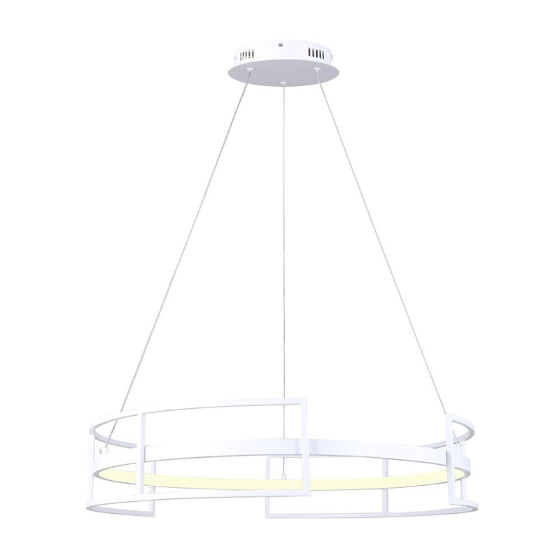 Canarm LCH231A24WH Amora LED Chandelier Matte White