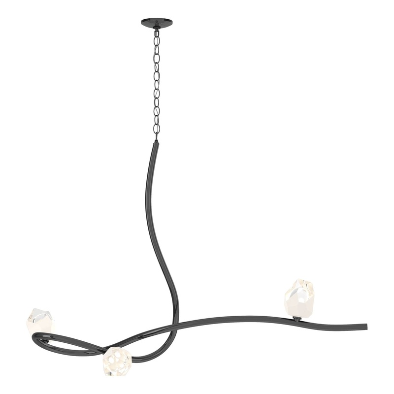 Glacier 3-Light Pendant Ink White Crystal (WP)
