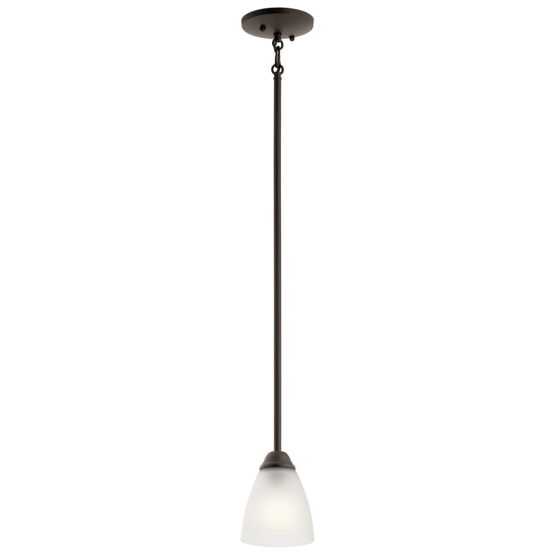 Kichler 43640OZ One Light Mini Pendant, Olde Bronze