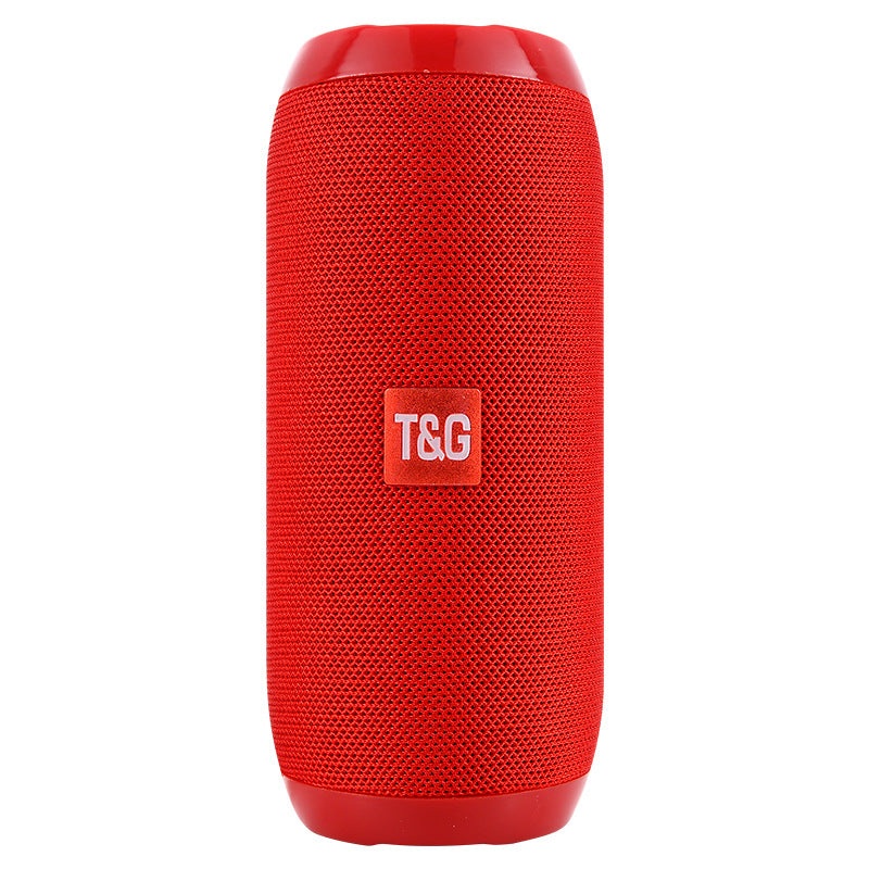 Red Portable Bluetooth Speaker – HiFi 360 Degree Audio Wireless Mini Speaker, Support Hands-free Calling