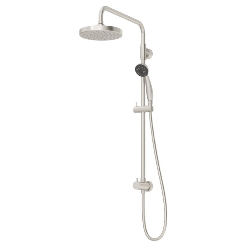 Shower Pipe Dia Exposed Riser with Handshower and Showerhead 1 Lever Satin Nickel
