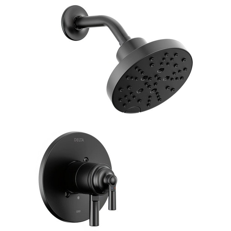 Shower Trim In2ition Saylor 17 Series 2 Lever Matte Black WaterSense ADA 1.75 Gallons per Minute