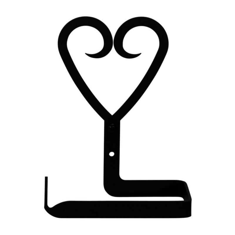 Village Wrought Iron TT-51 Heart Toilet Tissue Holder