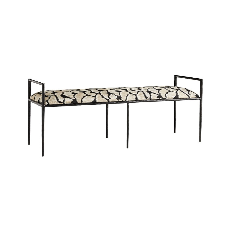 Arteriors 4810 Barbana Bench Natural Iron