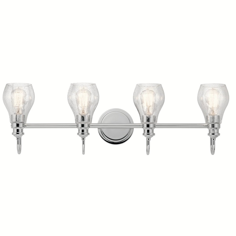 Kichler 45393CH Four Light Bath, Chrome