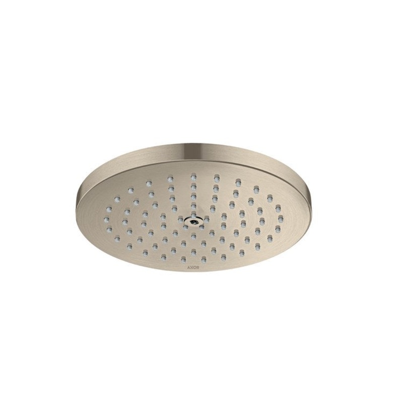 Showerhead Starck 1 Function Brushed Nickel 7 Inch 1.75 Gallons per Minute PowderRain