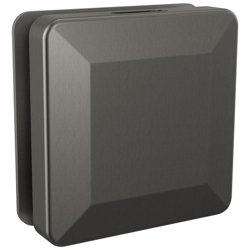 Steamhead SteamScape Transitional Square Plastic Lumicoat Black Stainless