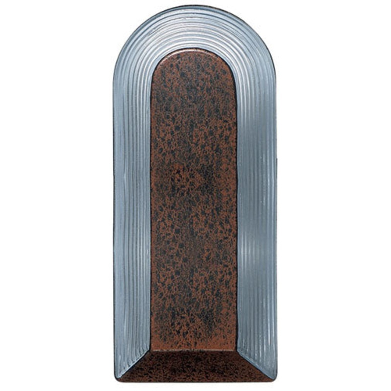 Two Light Outdoor Wall Sconce from the Costaluz Series Collection in Rust/Clear Finish by Besa