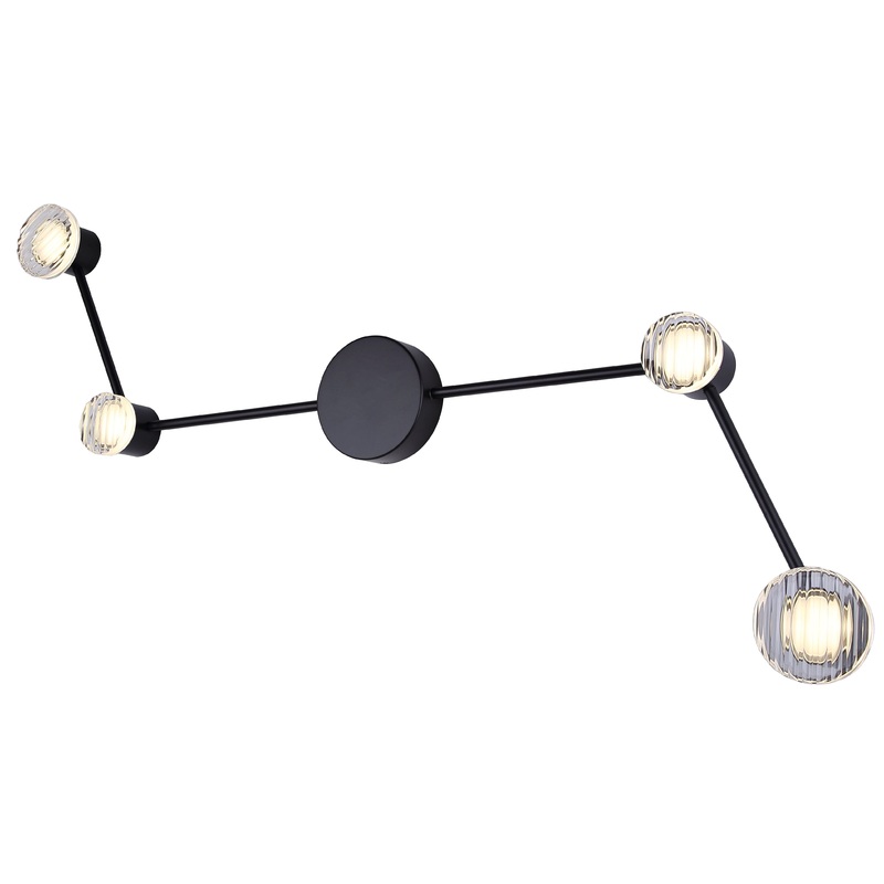 Vanya 4-Light Sconce Black