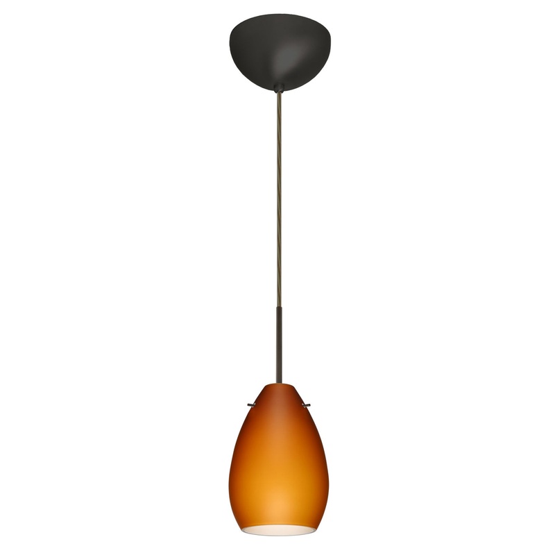 Besa 1BC-171380-HAL-BR Pera One Light Pendant Bronze (Discontinued)