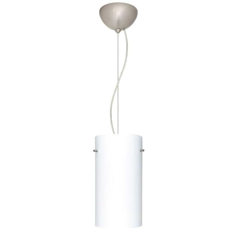 Besa 1KX-412007-SN Tondo One Light Pendant Satin Nickel