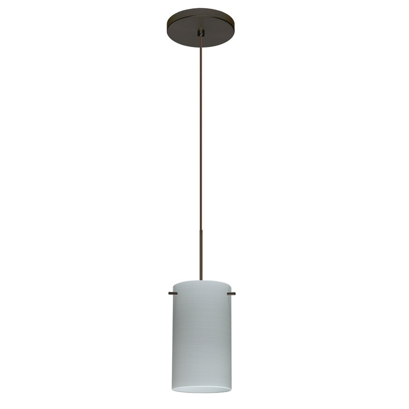 Besa 1XT-4404KR-LED-BR Stilo One Light Pendant Bronze