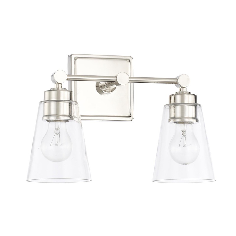 Capital Lighting 121821PN-432 Rory 2 Light Vanity Polished Nickel