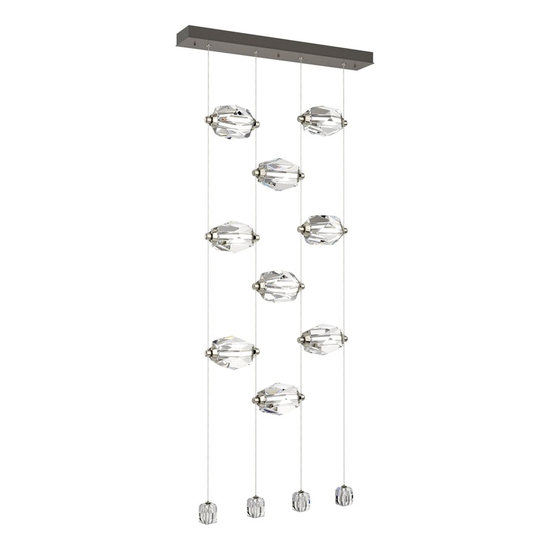 Gatsby 9-Light LED Pendant Dark Smoke