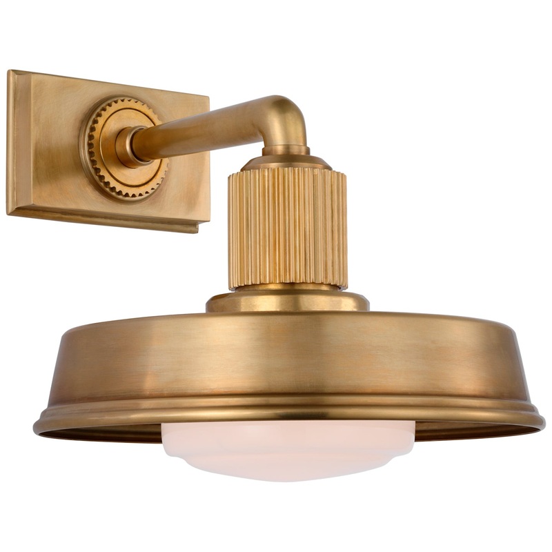 LED Wall Sconce from the Ruhlmann Collection in Antique-Burnished Brass Finish by Visual Comfort Signature