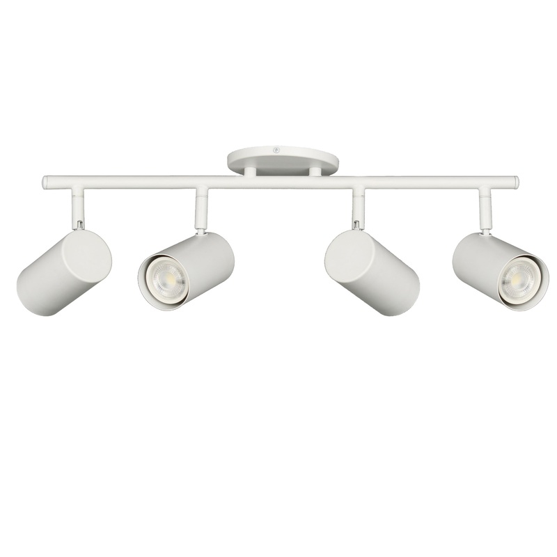 Taylor 4-Light Track Light Matte White