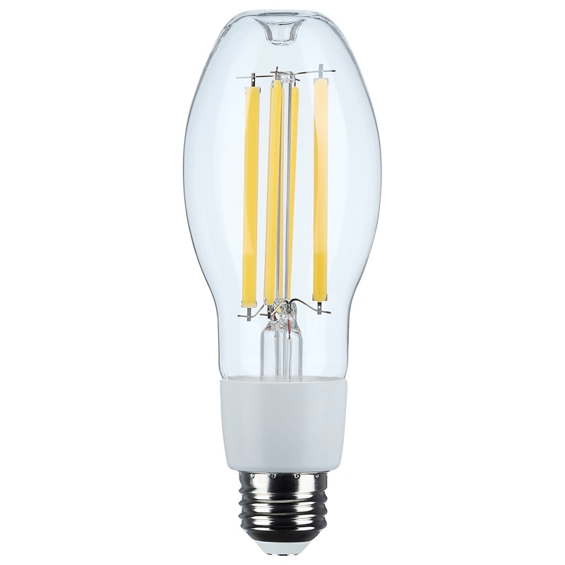 13.5 Watt LED HID Replacement – ED17 – 4000K – Medium Base – Clear – 120-277 Range Voltage by Satco